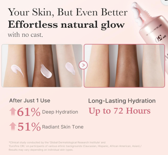 [medicube] No Cast Just Glow Collagen Sunscreen SPF 50 Broad