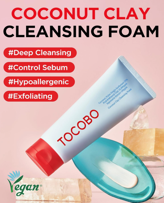 [TOCOBO] Coconut Clay Cleansing Foam 150ml