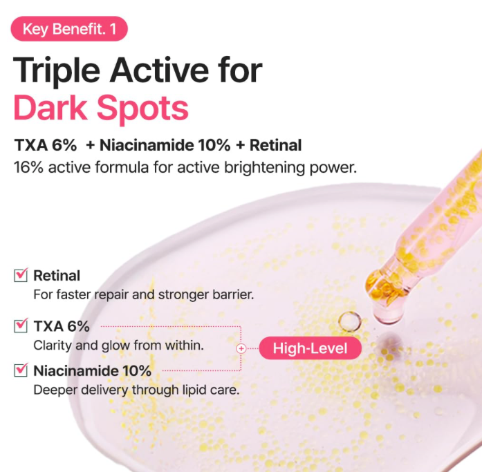 [PURITO SEOUL] TXA 6 Niacinamide 10 Retinal Serum 30ml