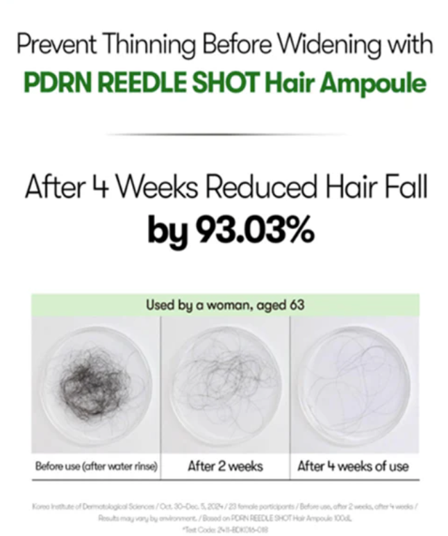 [VT Cosmetics] PDRN Reedle Shot Hair Ampoule 300dl