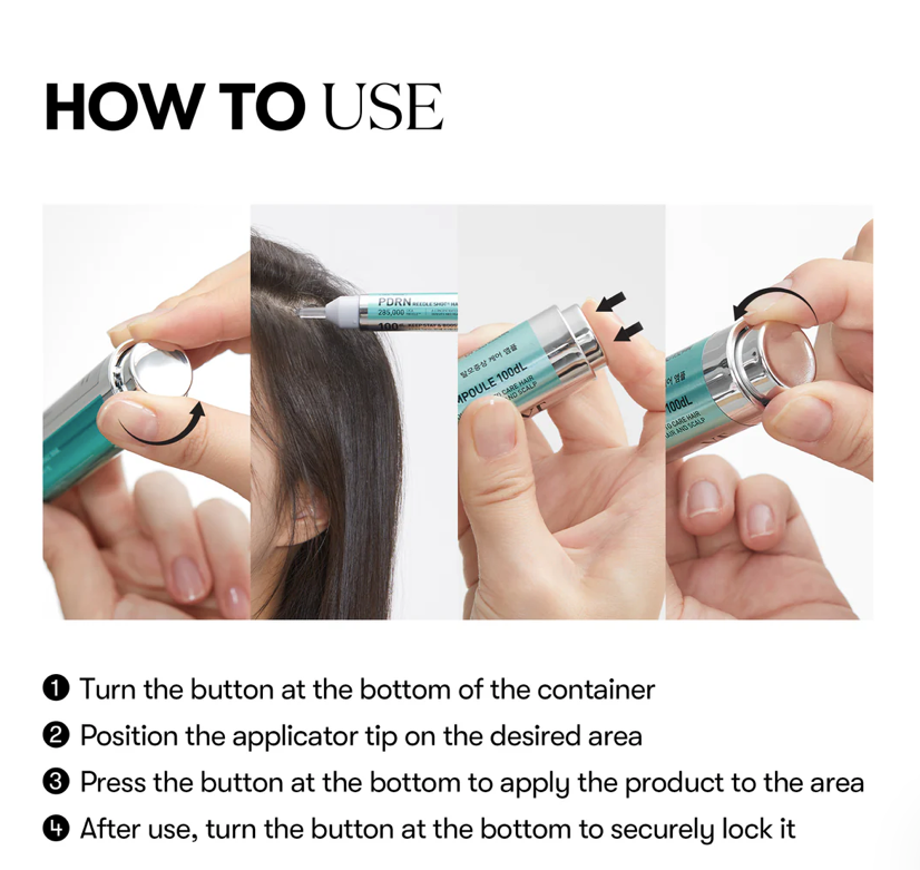 [VT Cosmetics] PDRN Reedle Shot Hair Ampoule 300dl