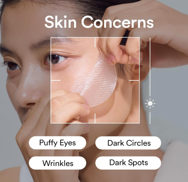 [Abib] Collagen Peptide Eye Patches for Wrinkles & Fine Line with Jericho Rose Jelly, 60 Count