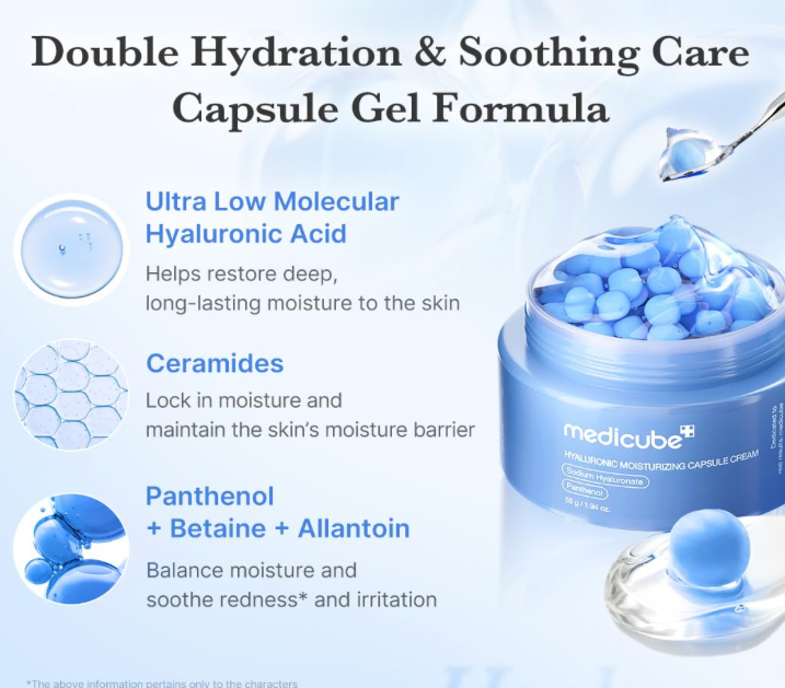 [medicube] HYALURONIC MOISTURIZING CAPSULE CREAM 55g