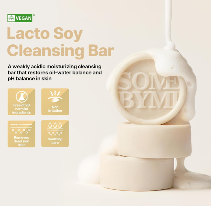 SOME BY MI Lacto Soy Low pH Morning Cleansing Bar