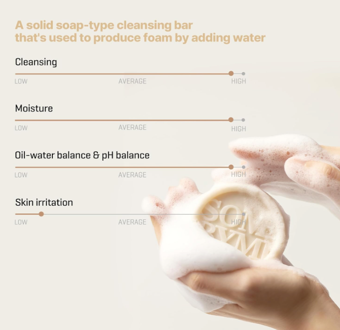 SOME BY MI Lacto Soy Low pH Morning Cleansing Bar