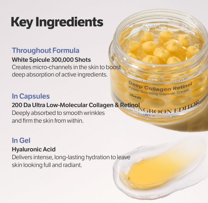 [SUNGBOON EDITOR] Deep Collagen Retinol Capsule Cream