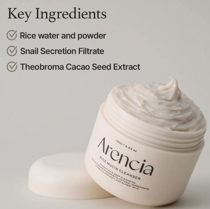 [Arencia] Rice Mucin Cleanser 120G