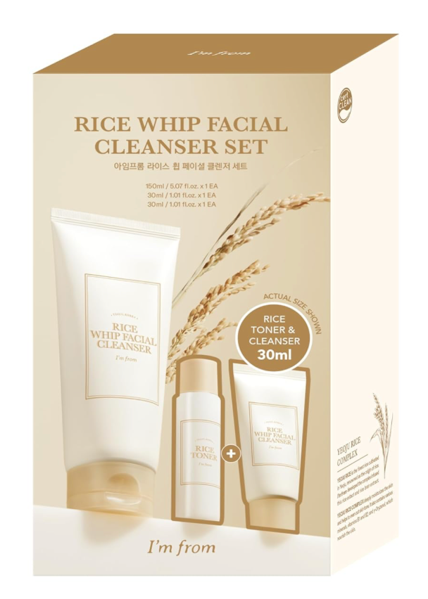 [I'm from] Rice Whip Facial Cleanser Set