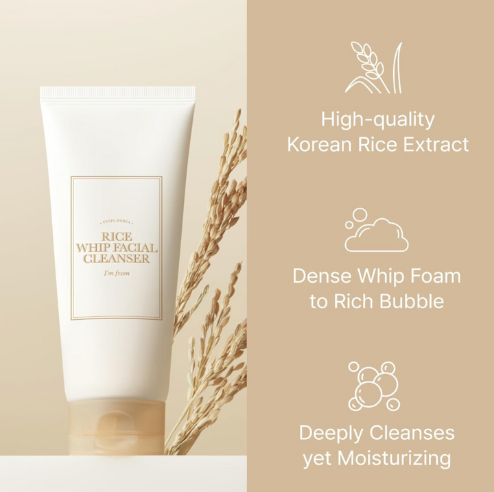[I'm from] Rice Whip Facial Cleanser Set