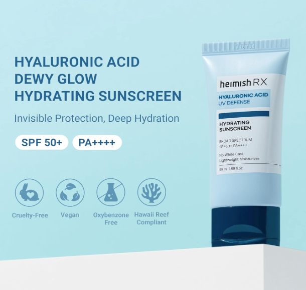 [HEIMISH] RX Hyaluronic Acid Hydrating Sunscreen