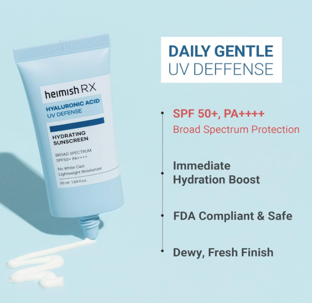[HEIMISH] RX Hyaluronic Acid Hydrating Sunscreen