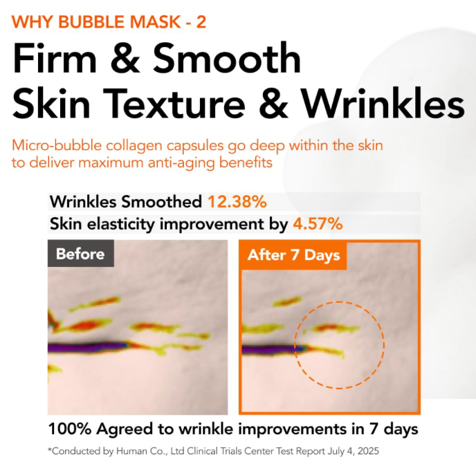 [MENOKIN] 30 Seconds Quick Bubble Mask [LIFT] - [Collagen]