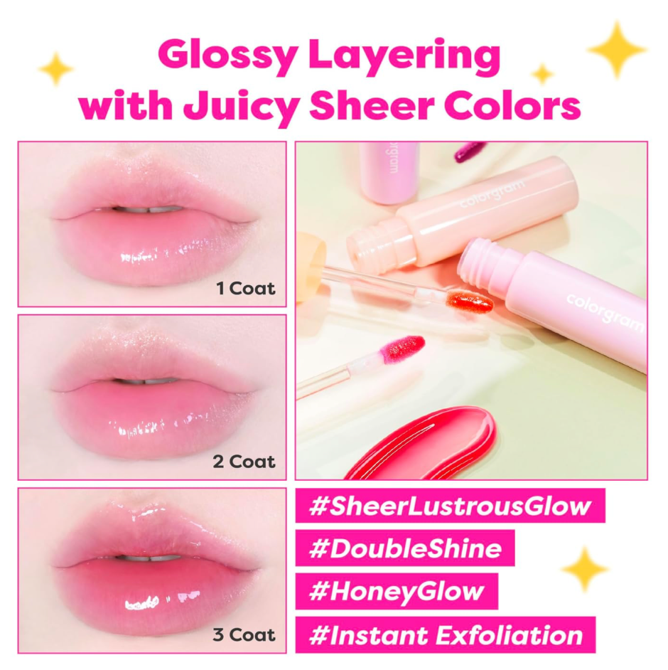 [colorgram] FRUITY GLASS GLOSS 02 CHEWY TANGERINE