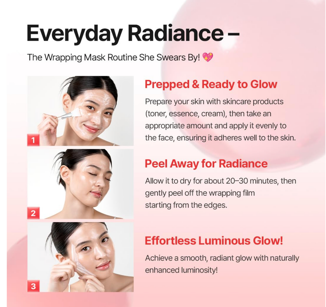 MDP+ Red Lacto Collagen Wrapping Mask