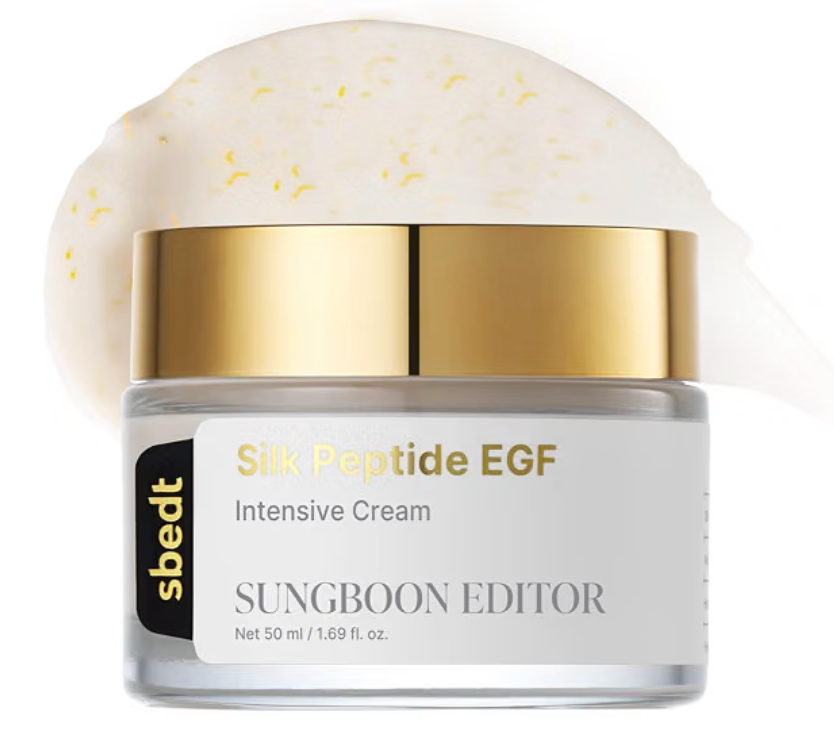 SUNGBOON EDITOR Silk Peptide EGF Intesive Cream for Fine Lines, 1.69 fl.oz