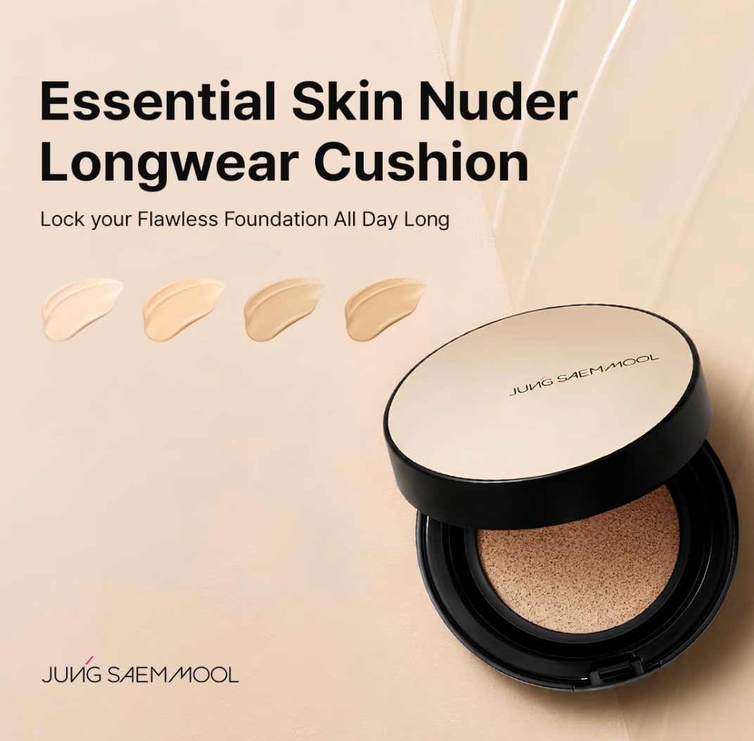 JUNG SAEM MOOL - Essential Skin Nuder Cushion (SPF 50, 19 Light)