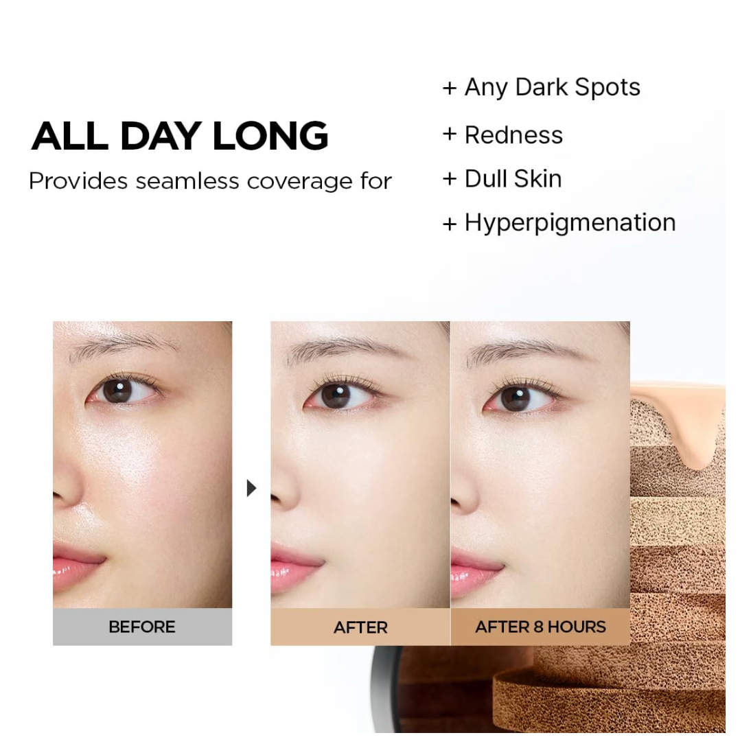 JUNG SAEM MOOL - Essential Skin Nuder Cushion (SPF 50, 19 Light)