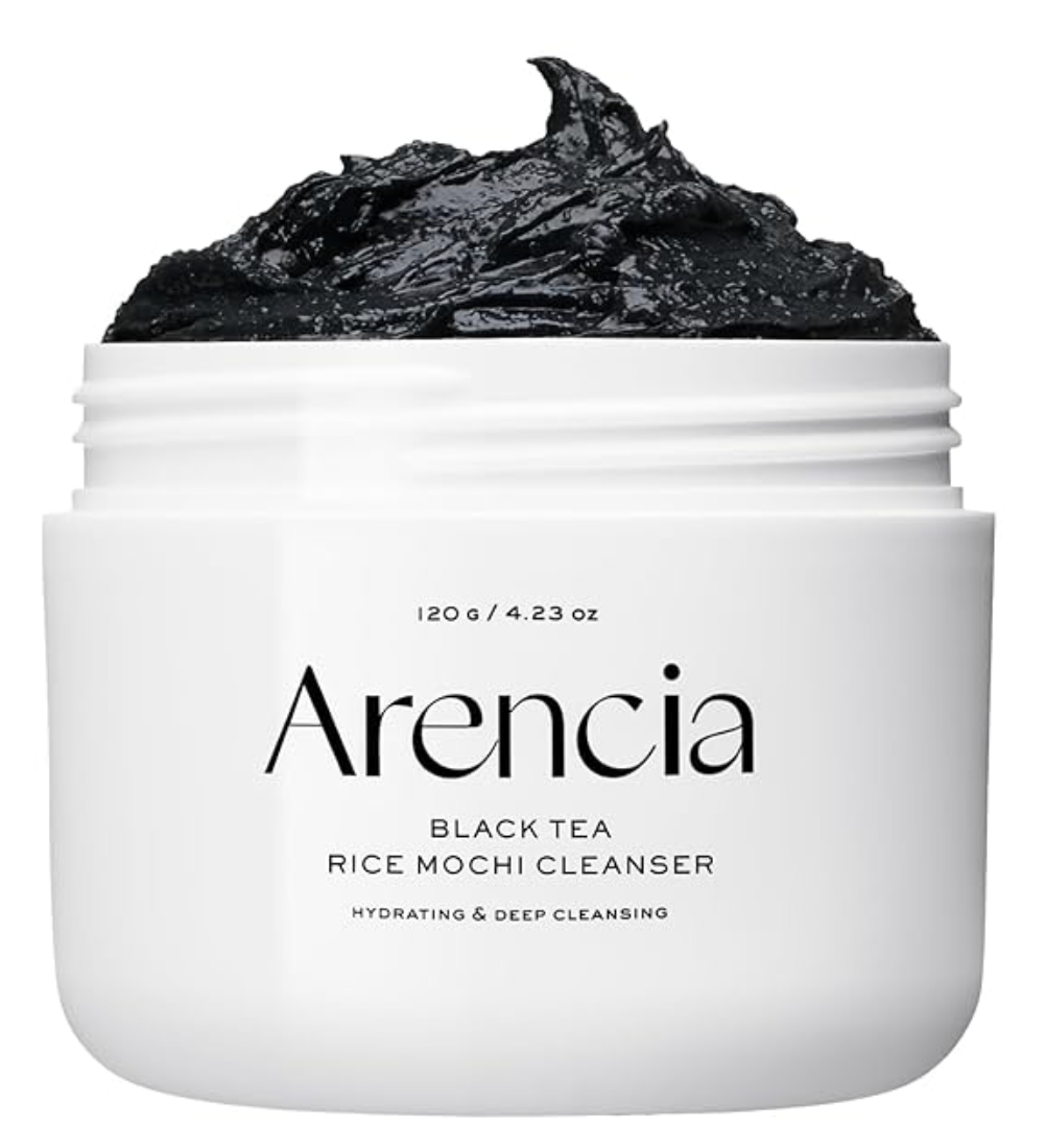 ARENCIA Black Tea Rice Mochi Face Cleanser, 120g