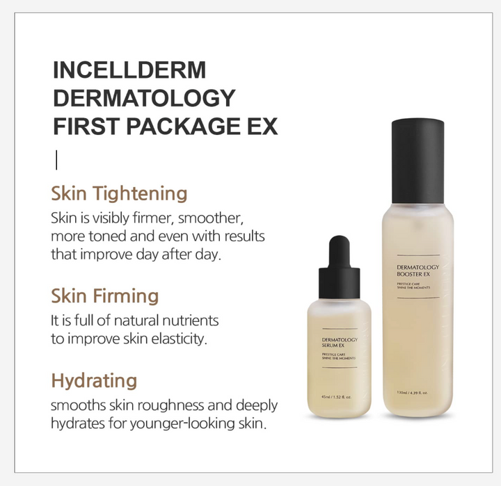 [Incellderm] Dermatology First Package (Booster EX 130ml & Serum EX 45ml)