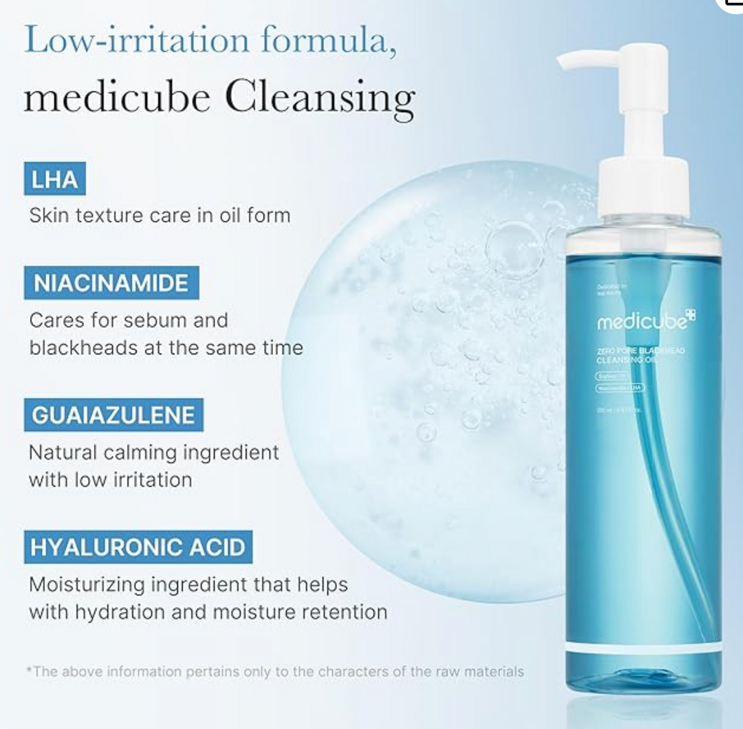 [Medicube] Zero Pore Blackhead Deep Cleansing Oil