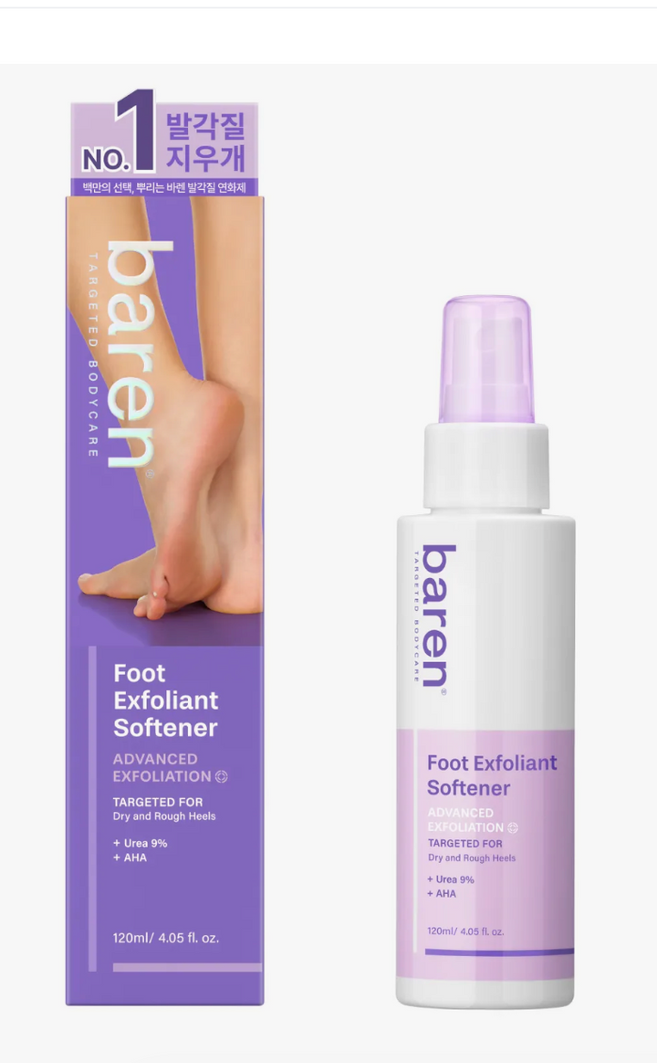 [BAREN]Foot Exfoliant Softeners Callus Remover Foor Spray 100ml