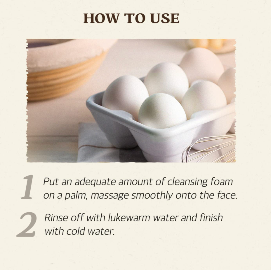 SKINFOOD EGG WHITE PERFECT PORE Cleansing Foam