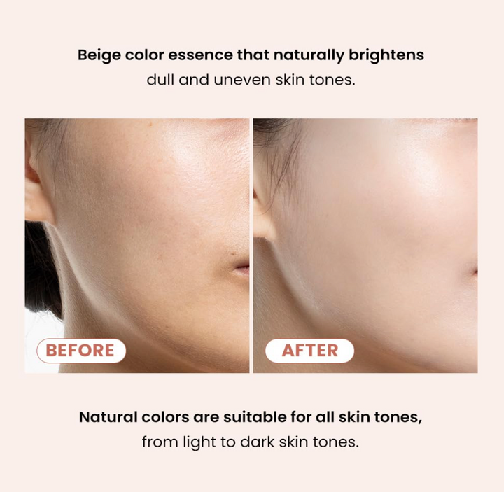 TIRTIR Mask Fit Tone Up Essence | Tinted Moisturizer, All-in-one base, Glass skin look, Deep Hydration, Long-lasting, Natural Coverage, Lightweight, Make-up free look, 1.01 fl.oz.