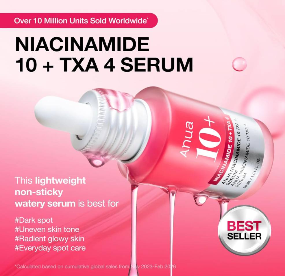 [Anua] *Renew* Niacinamide 10% + TXA 4% Dark Spot Correcting Serum 30mL