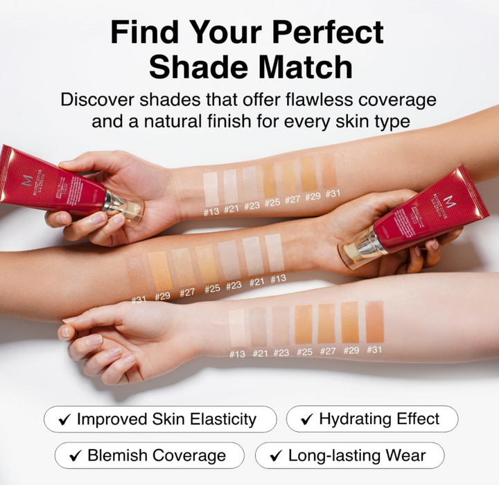 [Missha] M Perfect Covering BB Cream SPF42 PA+++,No.21 Light Beige, 50ml (Option No.21 Natural Beige)