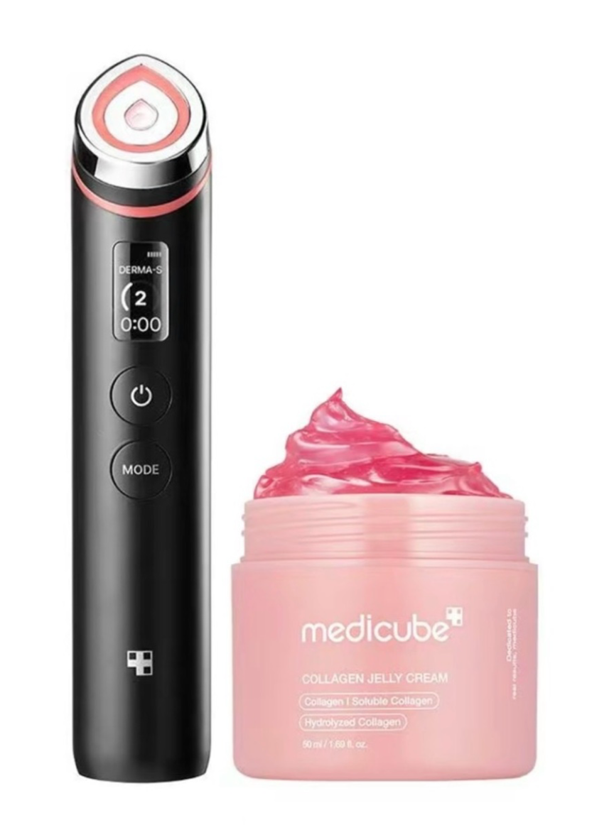 [Medicube] AGE-R Booster PRO Black Edition ✨ Glass Skin Device + FREE Collagen Jelly Cream 50ml 🎁 (20% OFF)