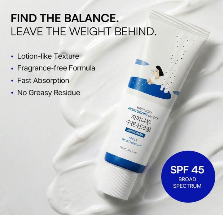 [라운드랩] 자작나무 수분 보습 선크림 50ml