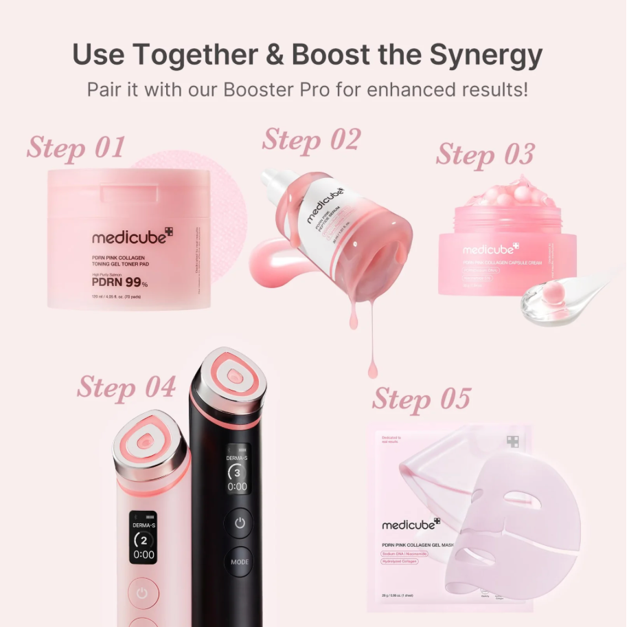 Medicube AGE-R Booster Pro Black Glow Up Bundle + 3 Free Gifts