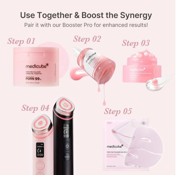 Medicube AGE-R Booster Pro Black Glow Up Bundle + 3 Free Gifts