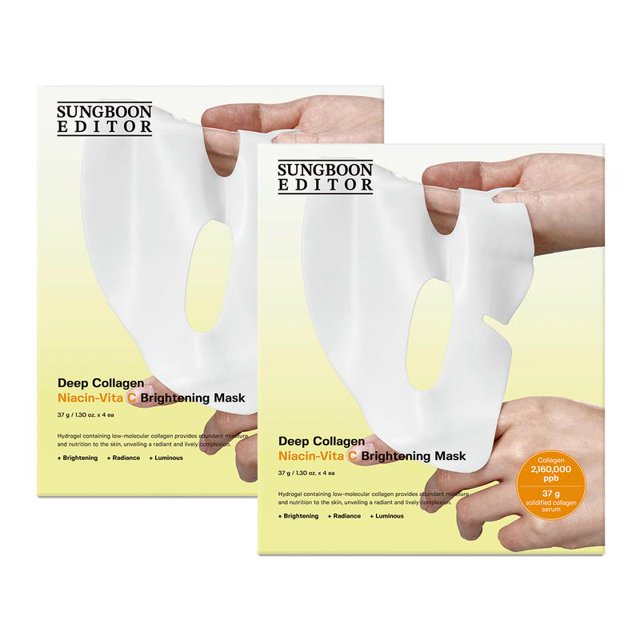 [Sungboon Editor] Deep Collagen Niacin-Vita C Brightening Mask Box (4ea)