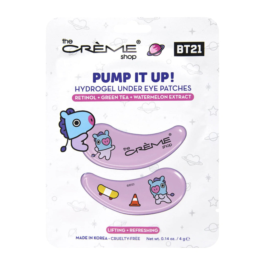 [The Crème Shop] BT21 Mang "Pump It Up!" Hydrogel Under Eye Patches (1 PC)