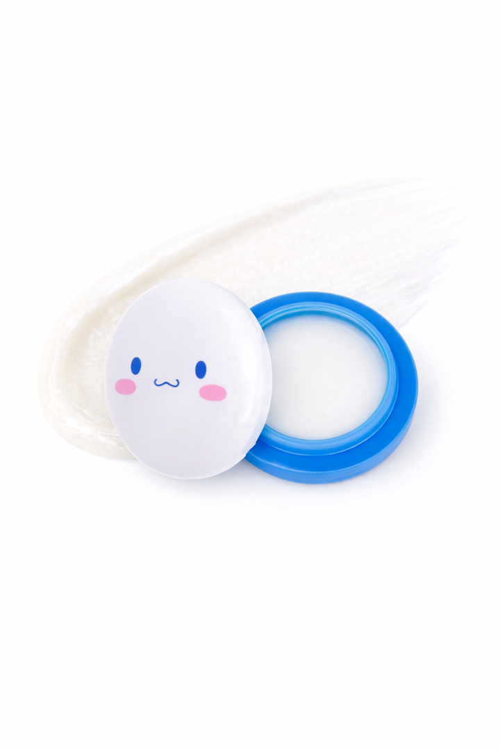 [The Crème Shop] Cinnamoroll Macaron Lip Balm with Vitamin E - Cinnamon Roll
