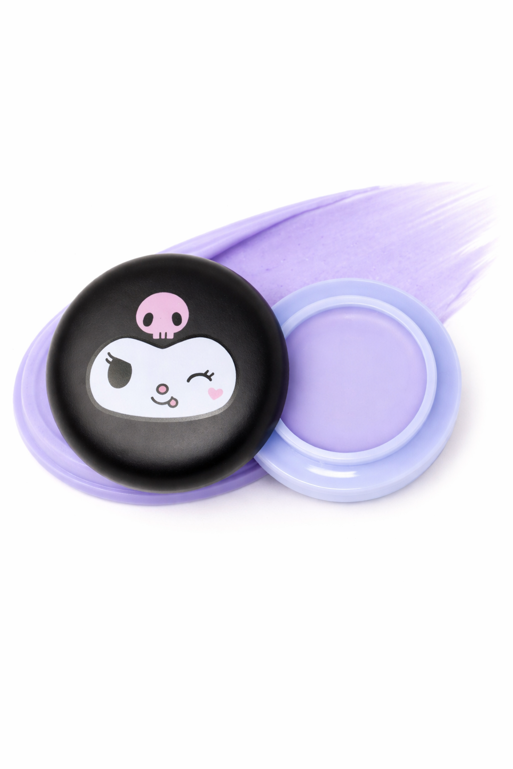[The Crème Shop] Kuromi Macaron Lip Balm - Blueberry Smoothie