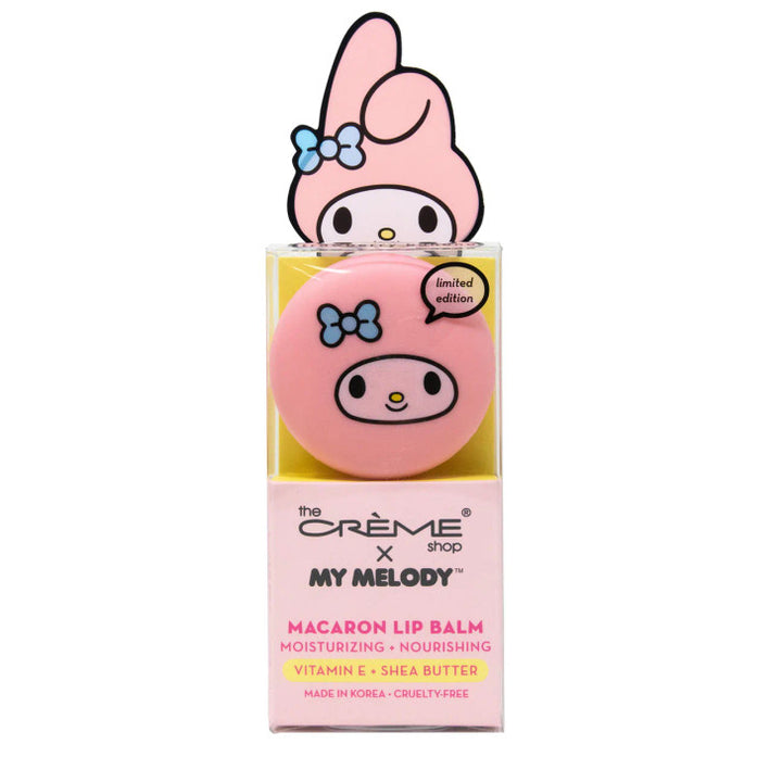 [The Crème Shop] My Melody Macaron Lip Balm - Strawberry Banana