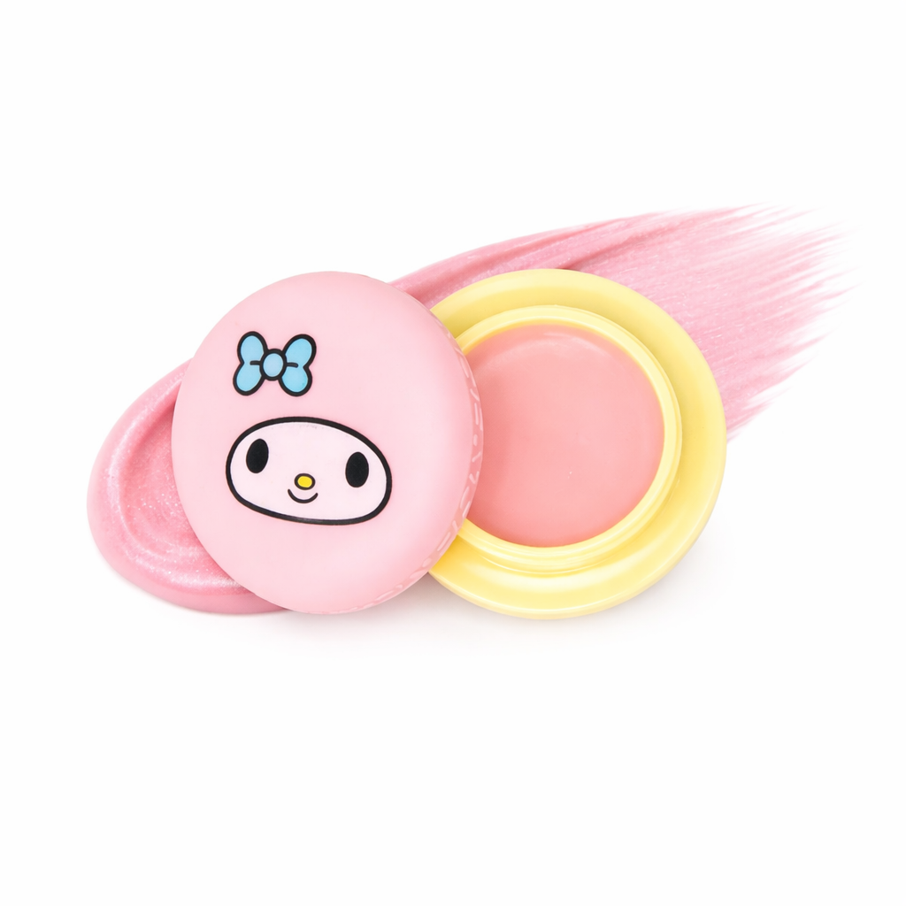 [The Crème Shop] My Melody Macaron Lip Balm - Strawberry Banana