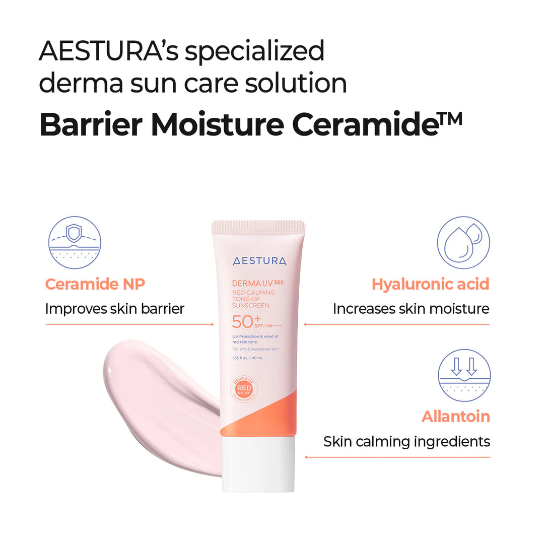 [Aestura] Derma UV365 Red Calming Tone-up Sunscreen 50+ SPF/PA++++