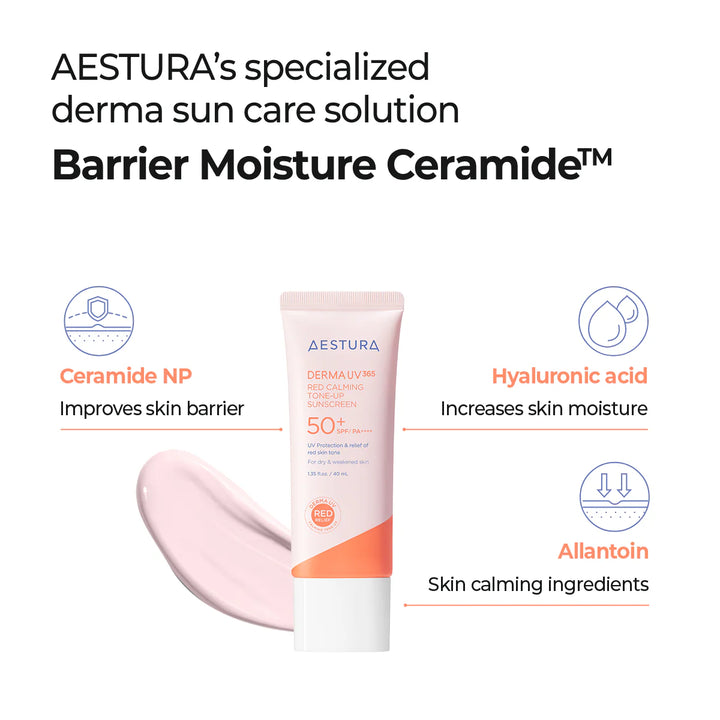 [Aestura] Derma UV365 Red Calming Tone-up Sunscreen 50+ SPF/PA++++