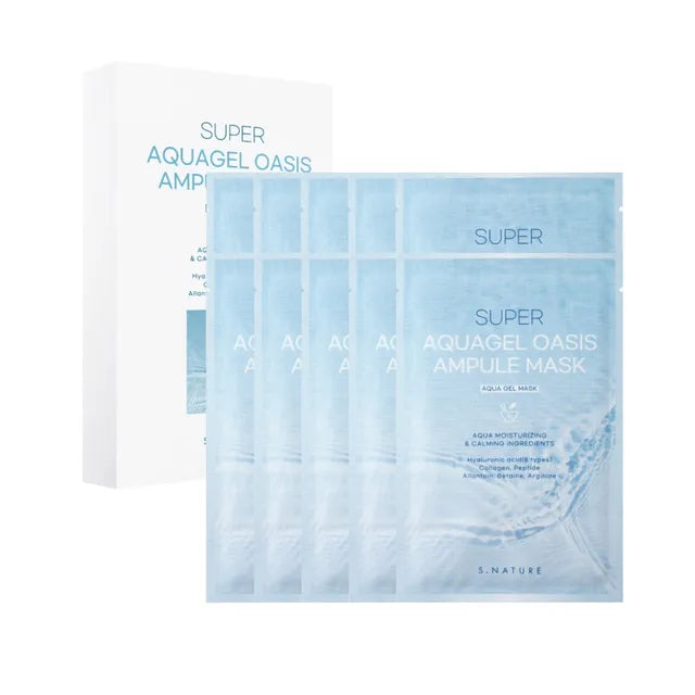 [S.Nature] Super Aqua Gel Oasis Ampoule Mask Box (10pcs)