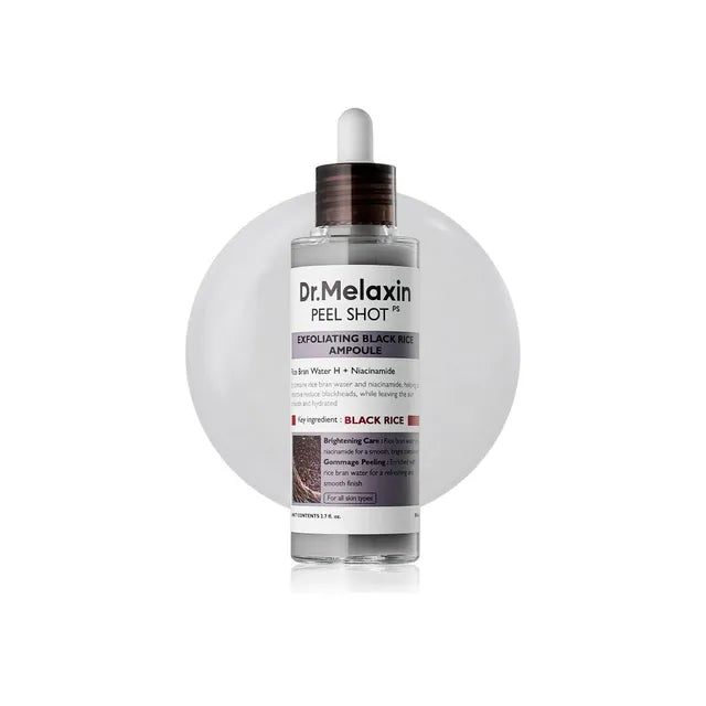 [Dr.Melaxin] Peel Shot Exfoliating Black Rice Ampoule