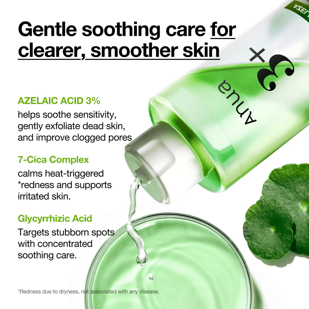 [Anua] Azelic 3 Cica Skin Clarifying Toner 250ml
