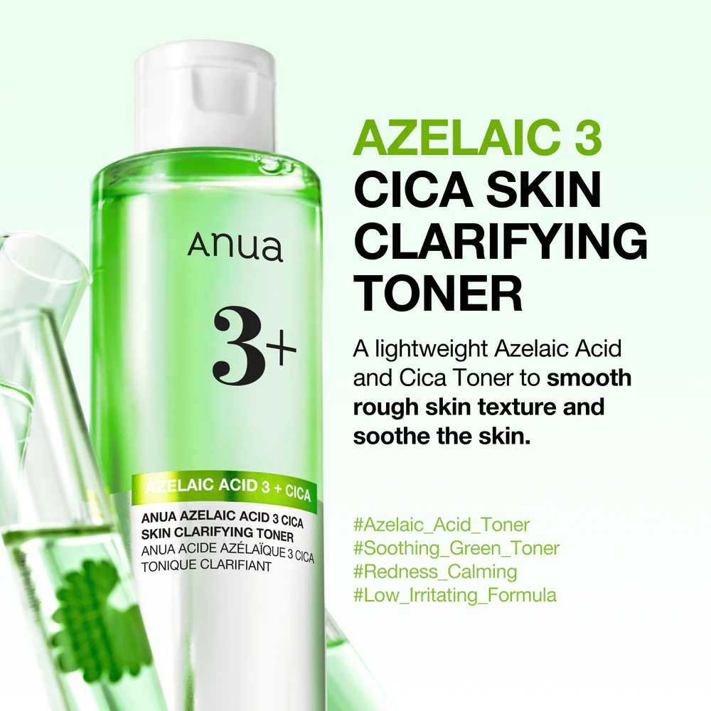 [Anua] Azelic 3 Cica Skin Clarifying Toner 250ml