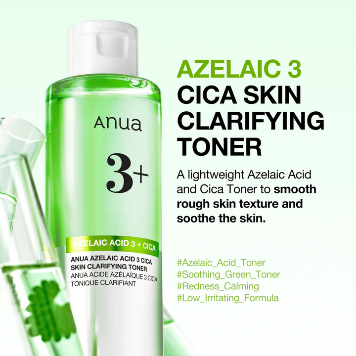 [Anua] Azelic 3 Cica Skin Clarifying Toner 250ml