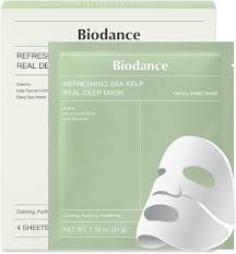 BIODANCE Refreshing Sea Kelp Real Deep Mask 1 Box (34g*4ea)