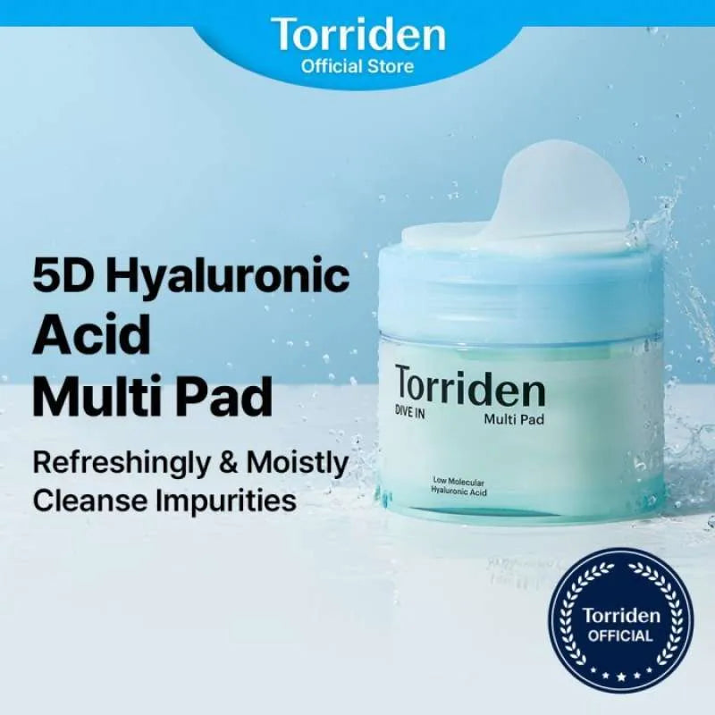 [Torriden] DIVE-IN Low Molecule Hyaluronic acid Multi Pad 80ea