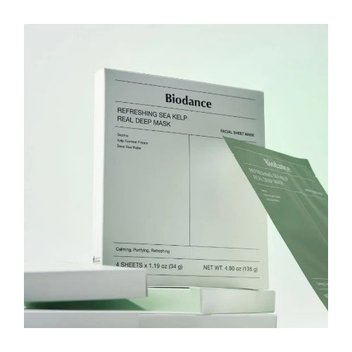 [Biodance] Refreshing Sea Kelp Real Deep Mask Box (4pcs)