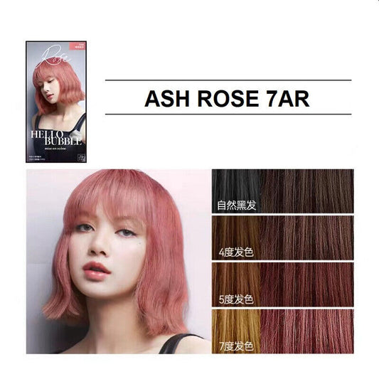[MISE EN SCENE] Hello Bubble Foamy Creamy Bubble Hair Dye Color 7AR ASH ROSE